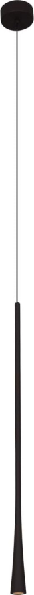 MAXLIGHT P0373 - LED Chandelier on a string COFFEE LED/7W/230V d. 3 cm black