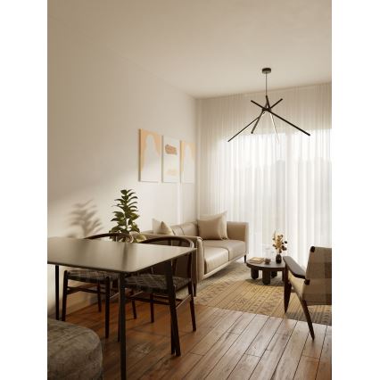 MAXLIGHT P0412 - LED Chandelier on a string SPIDER LED/33W/230V black
