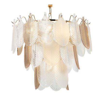 MAXLIGHT P0417 - Chandelier on a chain ARWENA 7xE14/40W/230V d. 50 cm gold
