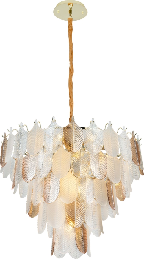 MAXLIGHT P0418 - Chandelier on a chain ARWENA 15xE14/40W/230V d. 80 cm gold