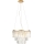 MAXLIGHT P0423 - Chandelier on a string MONACO 9xG9/40W/230V d. 42 cm gold