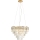 MAXLIGHT P0424 - Chandelier on a string MONACO 15xG9/40W/230V d. 60 cm gold