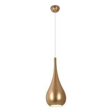 MAXLIGHT P0436 - Chandelier on a string DROP 1xE27/40W/230V d. 20 cm gold