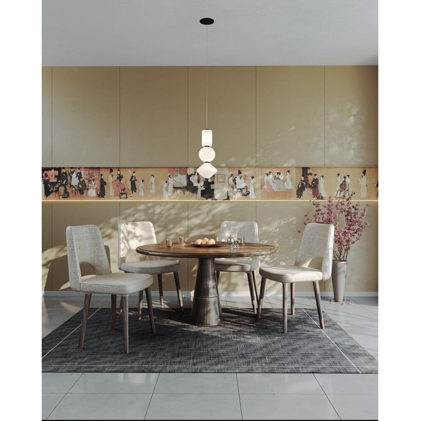 MAXLIGHT P0468 - LED Chandelier on a string AKIKO LED/23W/230V d. 20 cm white