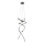 MAXLIGHT P0500D - LED Dimmable chandelier on a string RITZ LED/100W/230V d. 60 cm CRI 90 black