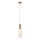 MAXLIGHT P0510 - Chandelier on a string CAMPANILA 1xE27/40W/230V d. 10 cm brass/beige