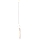 MAXLIGHT P0511 - Chandelier on a string CAMPANILA 1xE27/40W/230V d. 10 cm brass/grey