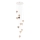 MAXLIGHT P0526D - LED Dimmable chandelier on a string PALLONCINI 11xLED/6W/230V d. 45 cm clear/beige/smoky