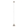MAXLIGHT P0530 - LED Chandelier on a string SIGNATURE LED/8W/230V d. 15 cm brass/clear