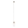 MAXLIGHT P0531 - LED Chandelier on a string SIGNATURE LED/8W/230V d. 15 cm brass/clear