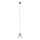 MAXLIGHT P0532 - LED Chandelier on a string SIGNATURE LED/8W/230V d. 22 cm brass/clear