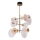 MAXLIGHT P0541 - LED Chandelier on a pole ALLURE 14xLED/5W/230V d. 60 cm gold