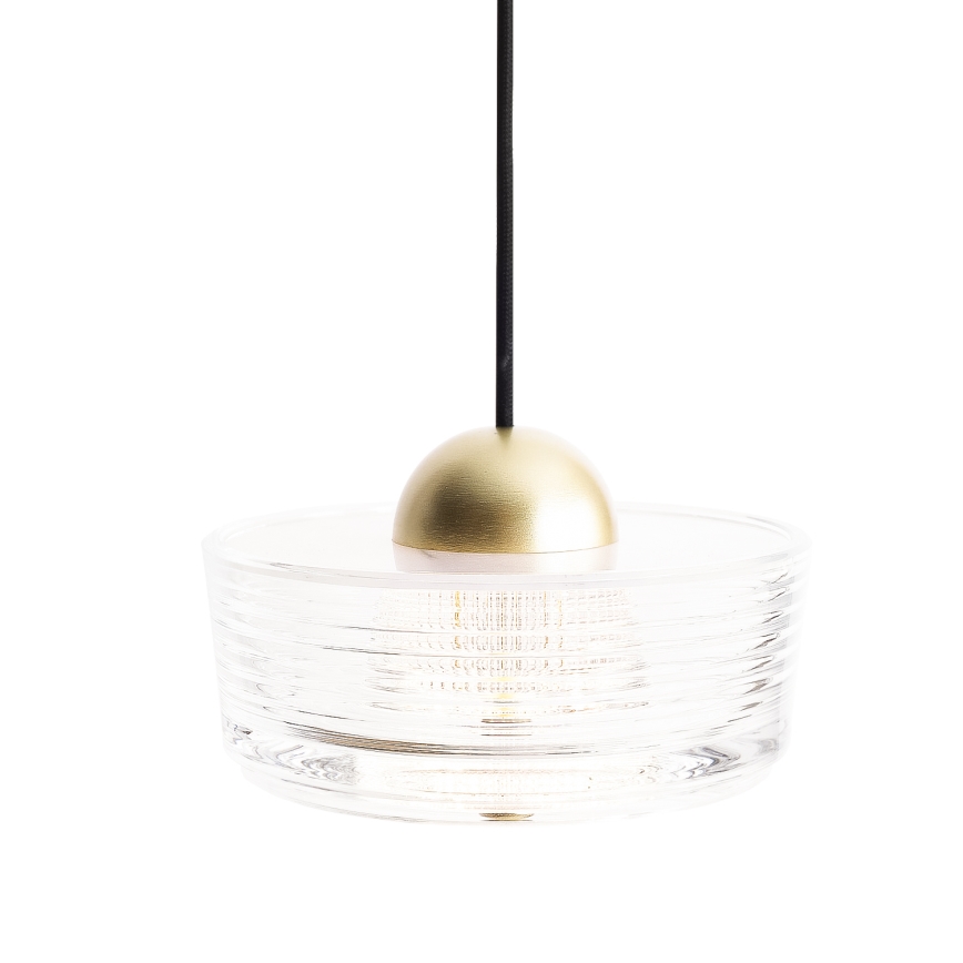 MAXLIGHT P0542 - LED Chandelier on a string LIPARI LED/6W/230V d. 16 cm clear