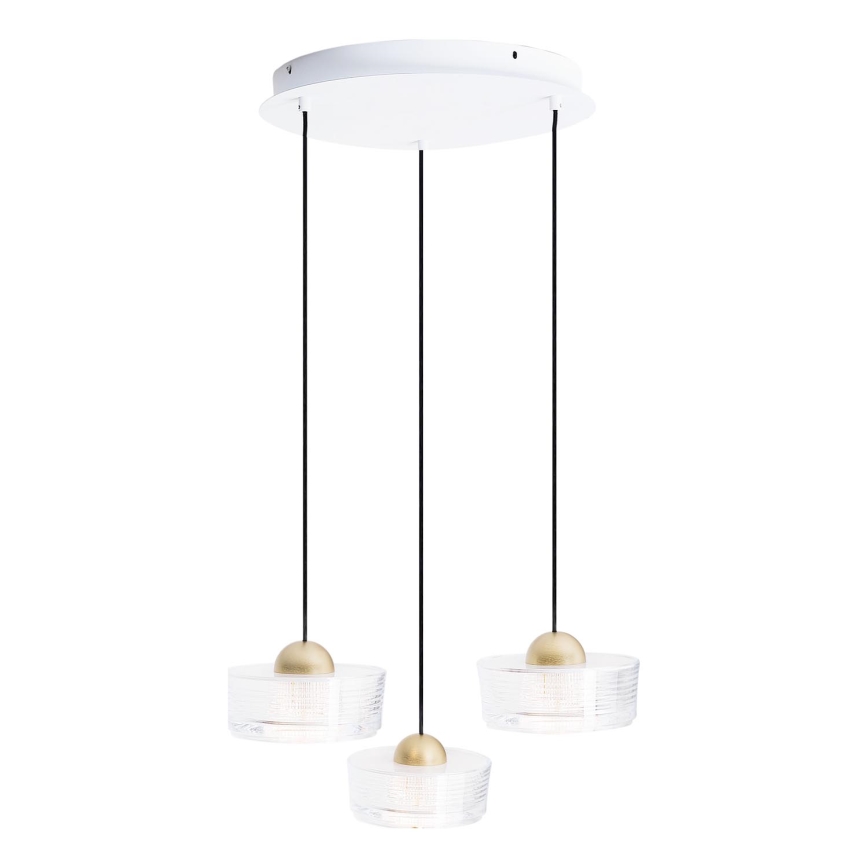 MAXLIGHT P0543 - LED Chandelier on a string LIPARI LED/22W/230V d. 35 cm clear