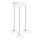 MAXLIGHT P0543 - LED Chandelier on a string LIPARI LED/22W/230V d. 35 cm clear