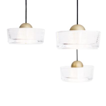 MAXLIGHT P0543 - LED Chandelier on a string LIPARI LED/22W/230V d. 35 cm clear