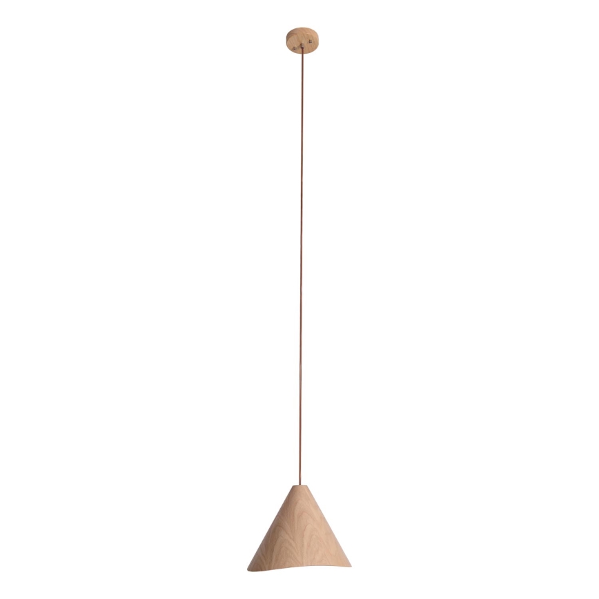 MAXLIGHT P0547 - Chandelier on a string SAKURA 1xE27/60W/230V d. 33,5 cm oak