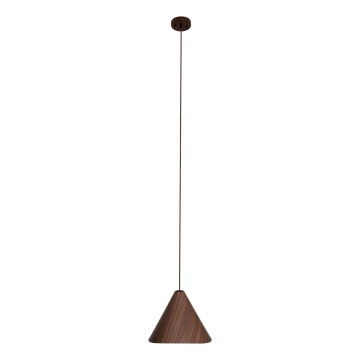 MAXLIGHT P0548 - Chandelier on a string SAKURA 1xE27/60W/230V d. 33,5 cm walnut