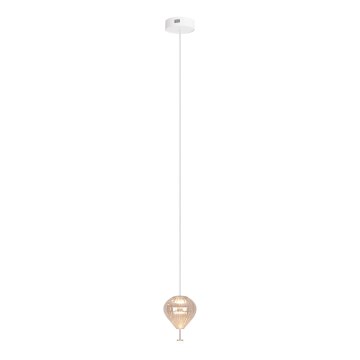 MAXLIGHT P0575 - LED Chandelier on a string PALLONCINI 2xLED/3W/230V d. 12 cm beige