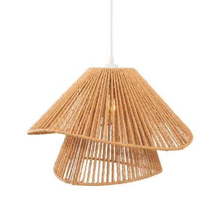 MAXLIGHT P0578 - Chandelier on a string AMALFI 1xE27/15W/230V d. 45 cm beige