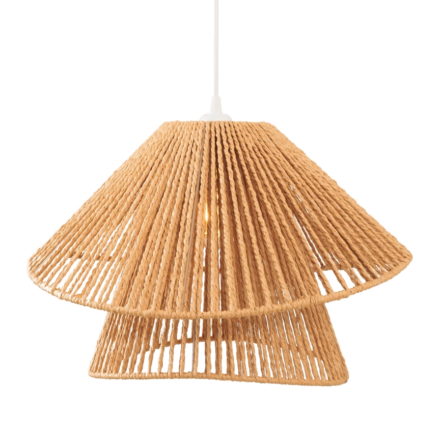 MAXLIGHT P0578 - Chandelier on a string AMALFI 1xE27/15W/230V d. 45 cm beige