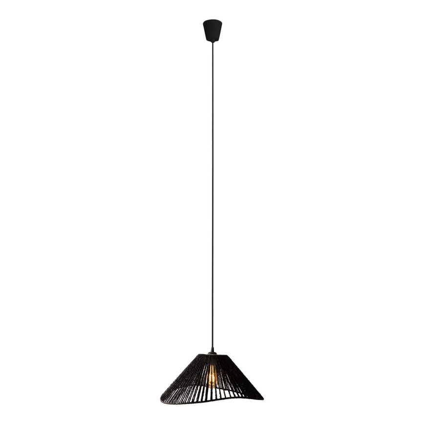MAXLIGHT P0579 - Chandelier on a string AMALFI 1xE27/15W/230V d. 45 cm black