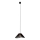 MAXLIGHT P0579 - Chandelier on a string AMALFI 1xE27/15W/230V d. 45 cm black