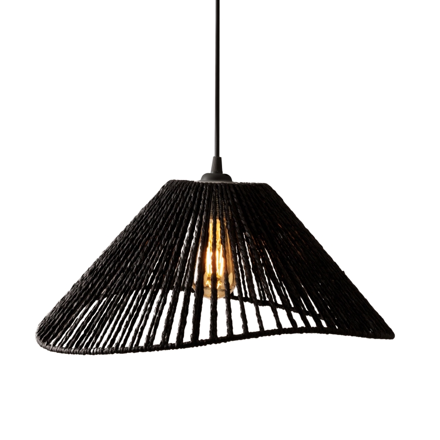 MAXLIGHT P0579 - Chandelier on a string AMALFI 1xE27/15W/230V d. 45 cm black