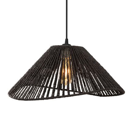 MAXLIGHT P0579 - Chandelier on a string AMALFI 1xE27/15W/230V d. 45 cm black