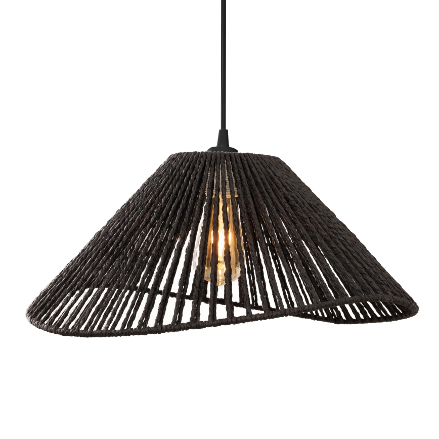 MAXLIGHT P0579 - Chandelier on a string AMALFI 1xE27/15W/230V d. 45 cm black