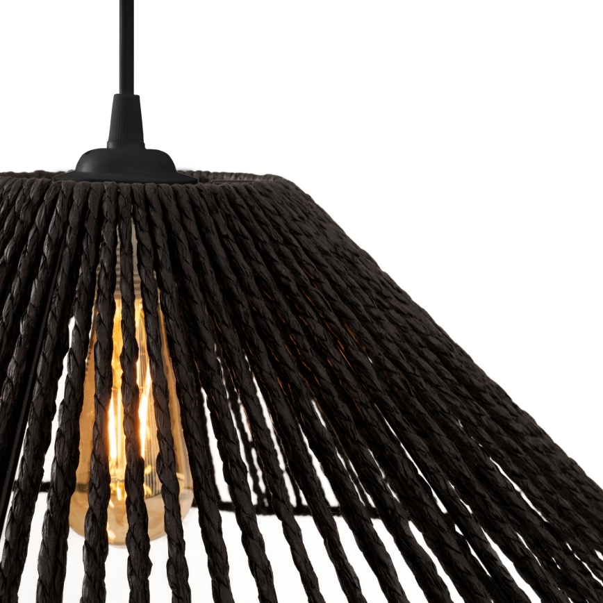MAXLIGHT P0579 - Chandelier on a string AMALFI 1xE27/15W/230V d. 45 cm black
