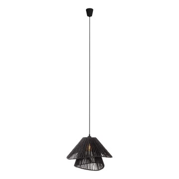 MAXLIGHT P0580 - Chandelier on a string AMALFI 1xE27/15W/230V d. 45 cm black