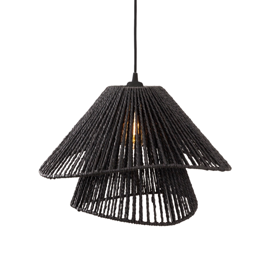 MAXLIGHT P0580 - Chandelier on a string AMALFI 1xE27/15W/230V d. 45 cm black