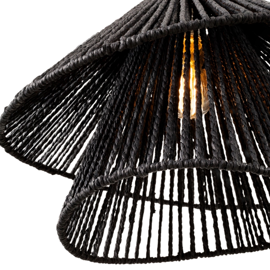 MAXLIGHT P0580 - Chandelier on a string AMALFI 1xE27/15W/230V d. 45 cm black