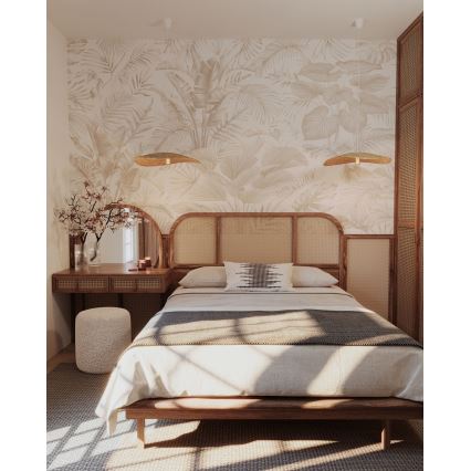 MAXLIGHT P0581 - Chandelier on a string NAP 1xE27/15W/230V d. 60 cm beige