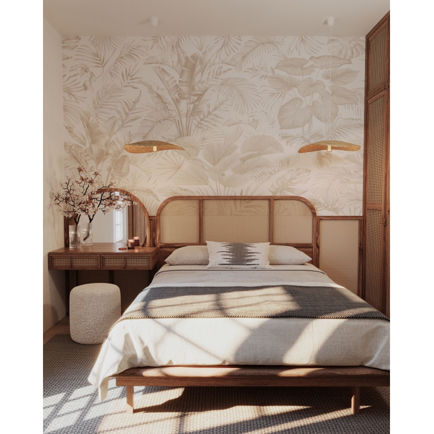 MAXLIGHT P0581 - Chandelier on a string NAP 1xE27/15W/230V d. 60 cm beige