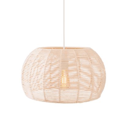 MAXLIGHT P0583 - Chandelier on a string PRASLIN 1xE27/15W/230V d. 39 cm beige