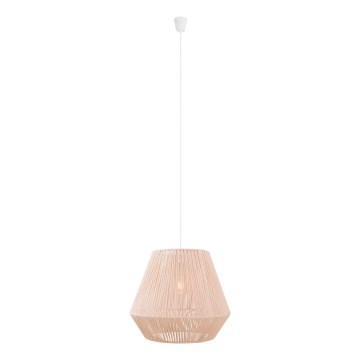 MAXLIGHT P0584 - Chandelier on a string PRASLIN 1xE27/15W/230V d. 44 cm beige
