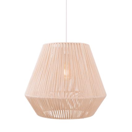 MAXLIGHT P0584 - Chandelier on a string PRASLIN 1xE27/15W/230V d. 44 cm beige
