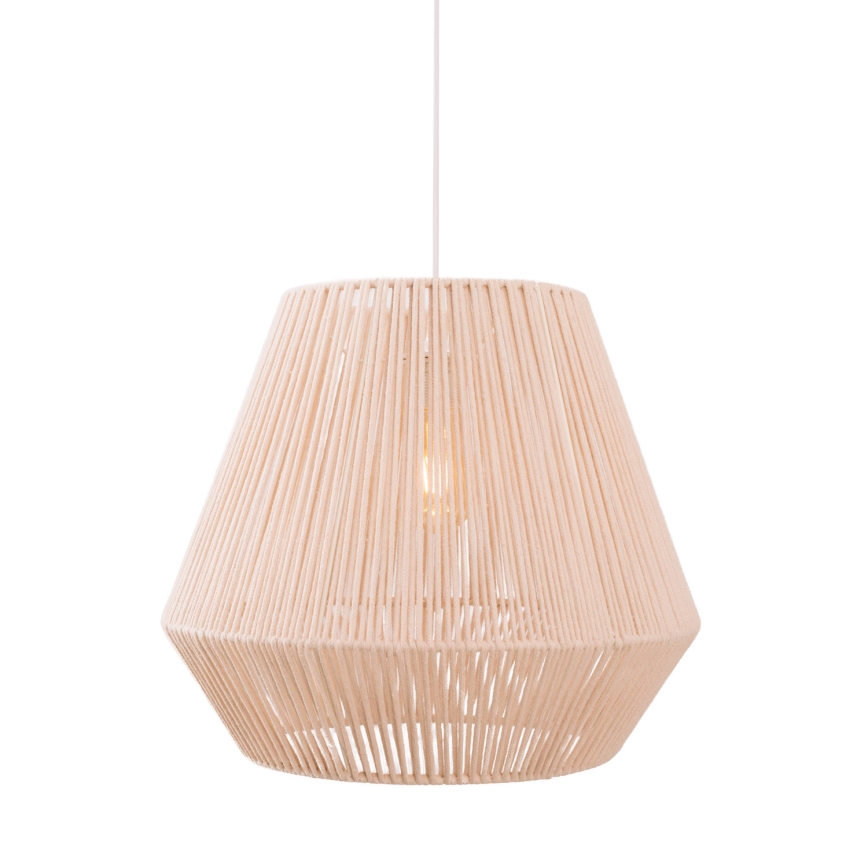 MAXLIGHT P0584 - Chandelier on a string PRASLIN 1xE27/15W/230V d. 44 cm beige