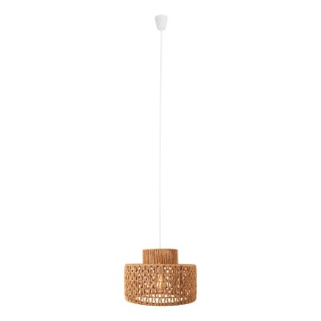 MAXLIGHT P0587 - Chandelier on a string RAFFLE 1xE27/15W/230V d. 40 cm brown