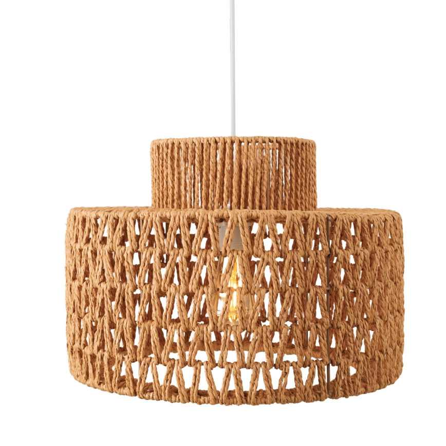 MAXLIGHT P0587 - Chandelier on a string RAFFLE 1xE27/15W/230V d. 40 cm brown