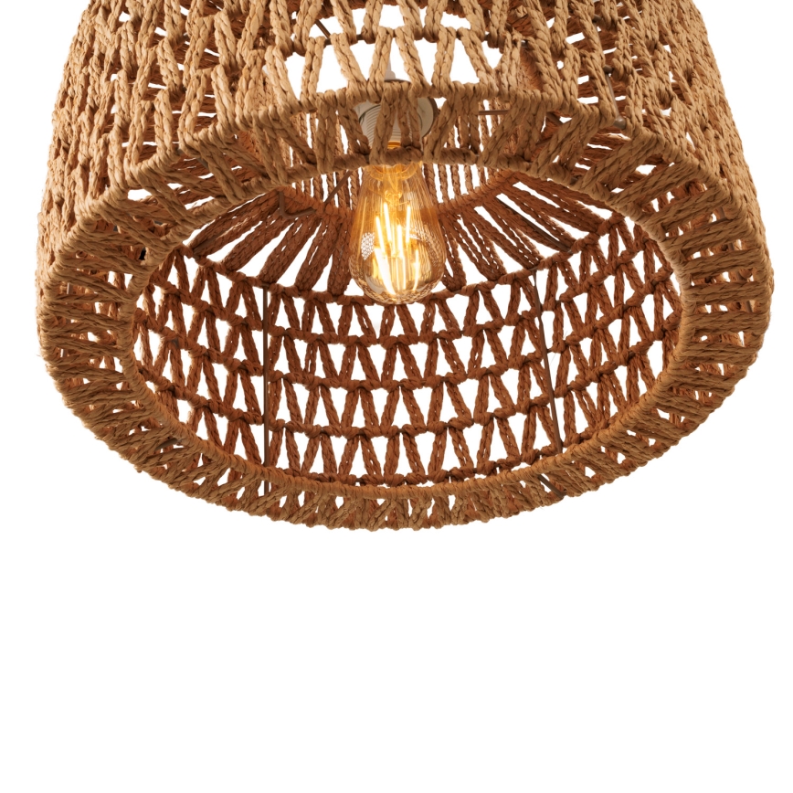 MAXLIGHT P0587 - Chandelier on a string RAFFLE 1xE27/15W/230V d. 40 cm brown