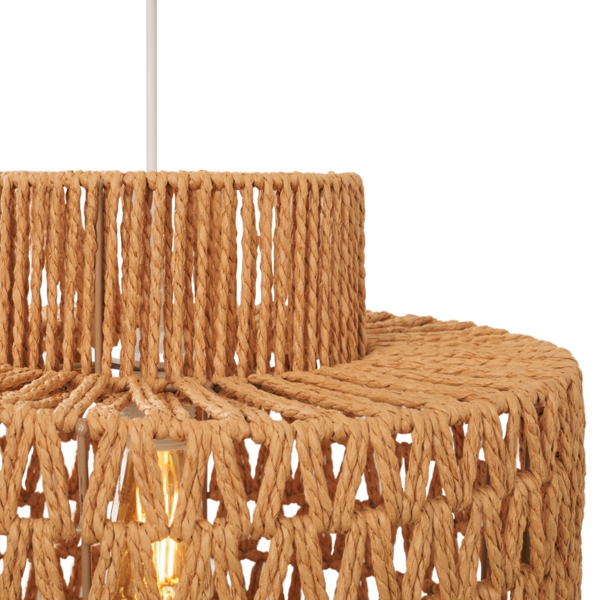 MAXLIGHT P0587 - Chandelier on a string RAFFLE 1xE27/15W/230V d. 40 cm brown