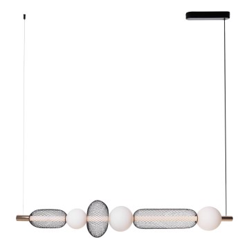 MAXLIGHT P0593 - LED Chandelier on a string BORA LED/29W/230V white/black