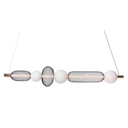 MAXLIGHT P0593 - LED Chandelier on a string BORA LED/29W/230V white/black