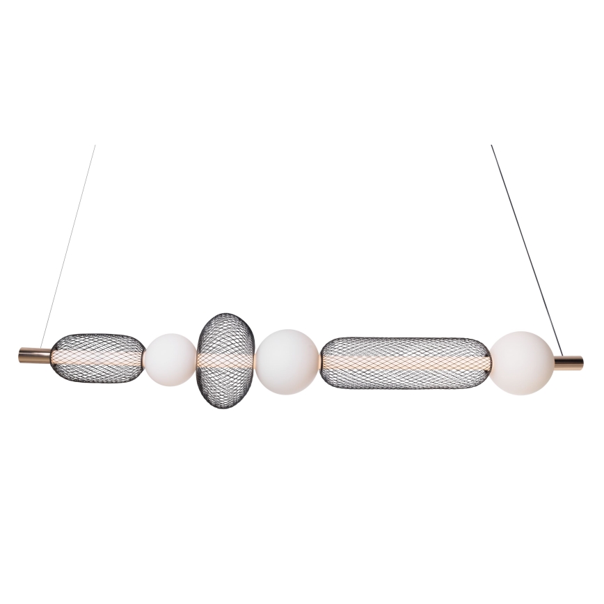 MAXLIGHT P0593 - LED Chandelier on a string BORA LED/29W/230V white/black
