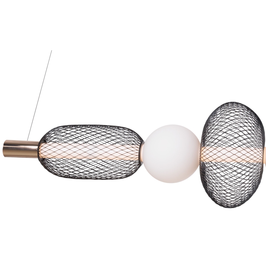 MAXLIGHT P0593 - LED Chandelier on a string BORA LED/29W/230V white/black