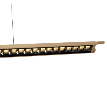 MAXLIGHT P0596 - JO-JO LED Dimmable Cable-Suspended Chandelier LED/40W/230V 2700/4500/5500K, Gold