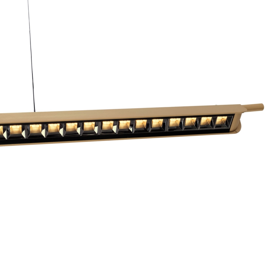 MAXLIGHT P0596 - JO-JO LED Dimmable Cable-Suspended Chandelier LED/40W/230V 2700/4500/5500K, Gold